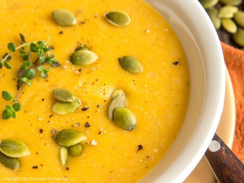 Kürbiscreme-Suppe
